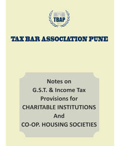 Notes on G.S.T. & Income Tax Provisions for Charitable Institutions And Co-op. Housing Societies